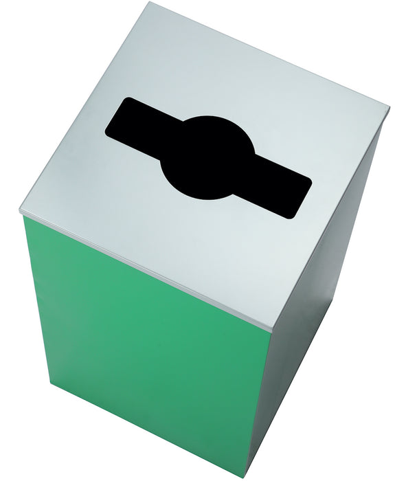 29-Gallon Square Recycling Waste Can