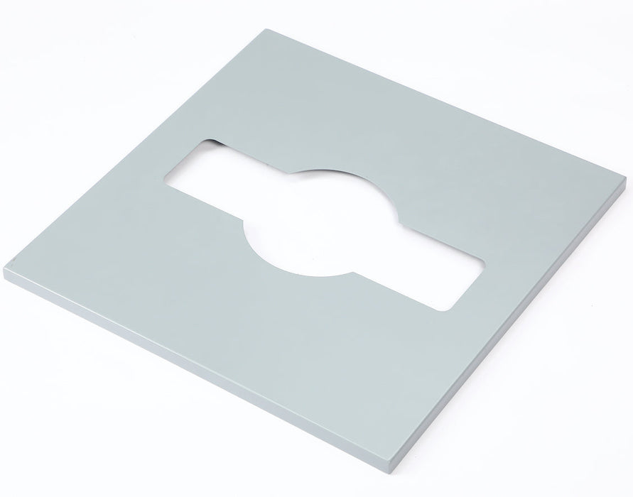 Lid for 29-Gallon Square Recycling Can. Mixed Opening
