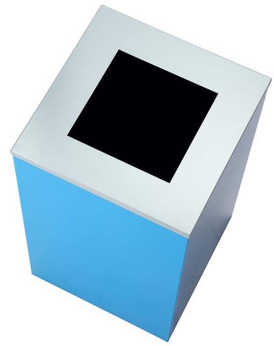 29-Gallon Square Recycling Waste Can