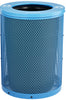 Round Diamond 36 Gallon Steel Trash Can w/ Liner [Blue]