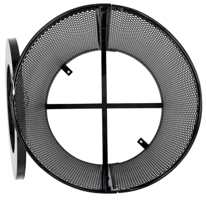 36 Gallon Round Diamond Steel Trash Can