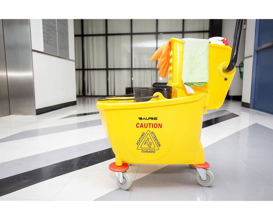 Mop Bucket with Side Wringer