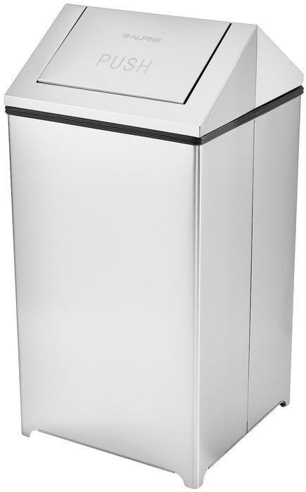 Stainless Steel Swing Top Waste Can (20-40 Gallon Option)