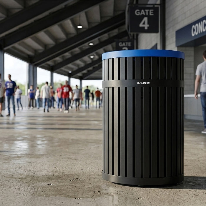 40-Gallon Vanta Steel Two-Stream Trash Can