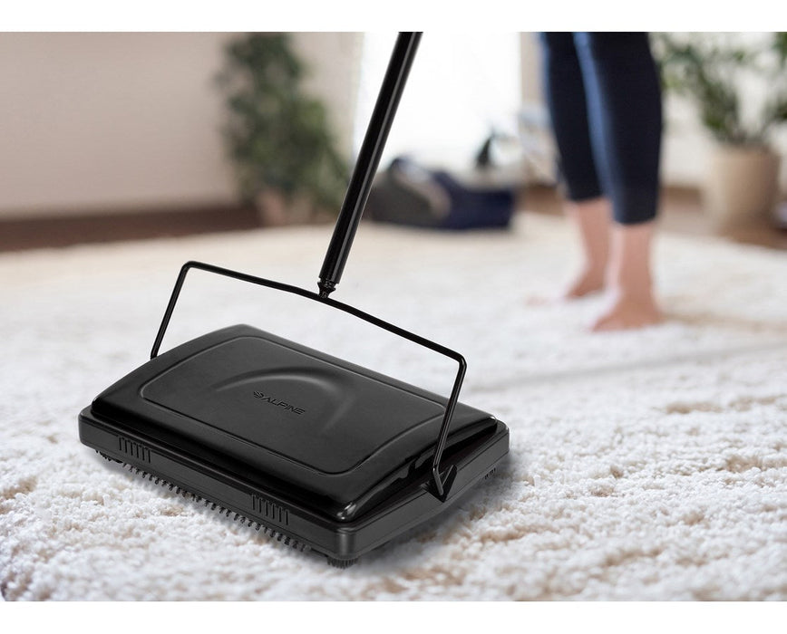 Triple Brush Floor and Carpet Sweeper