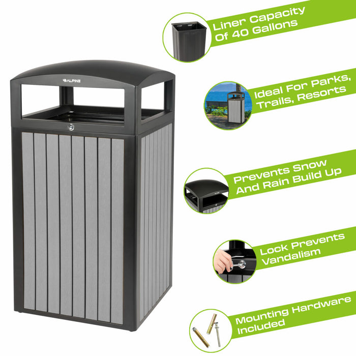 40-Gallon DHS-Compliant Trash Can