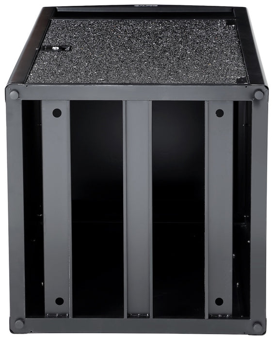 55-Gallon All-Weather Steel Trash Can with Door Panels