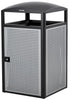 55-Gallon All-Weather Steel Trash Can w/ Door. Steel Panels