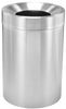 50-Gallon Stainless Steel Indoor Waste Can [Steel Finish]