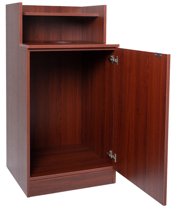 40-Gallon Wood Waste Receptacle w/ Drop Hole