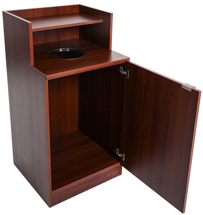 40-Gallon Wood Waste Receptacle w/ Drop Hole