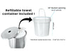 Alpine Stainless Steel Wall Mounted Wet Wipe Dispenser - with bucket