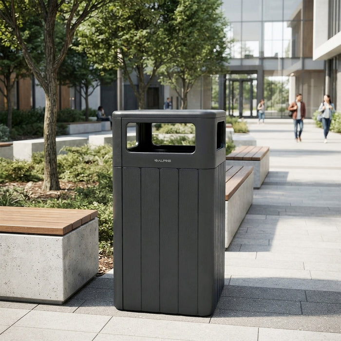 MaxDuty 42 Gallon Outdoor Plastic Trash Bin