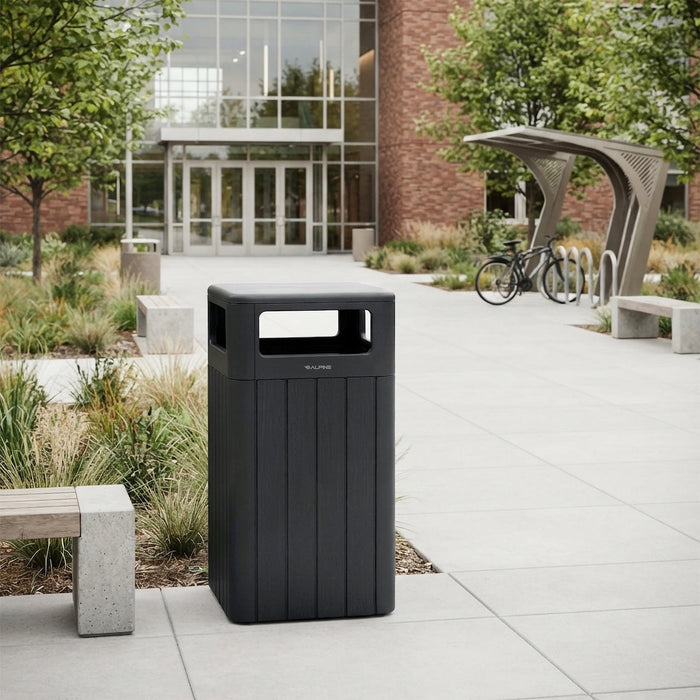MaxDuty 42 Gallon Outdoor Plastic Trash Bin