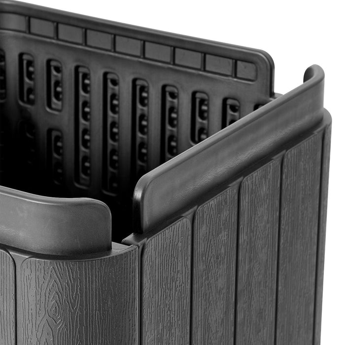 MaxDuty 42 Gallon Outdoor Plastic Trash Bin