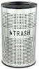 26-Gallon Stainless Steel Trash Can, Perforated