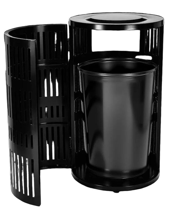 40 Gal. Round Steel Trash Can