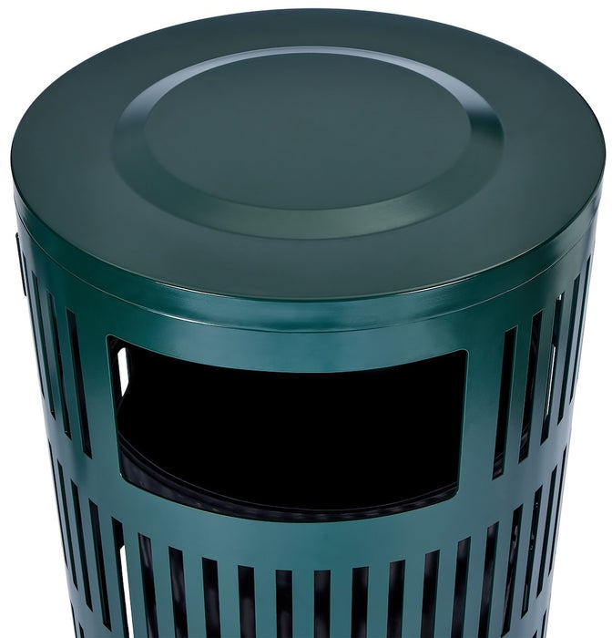 40 Gal. Round Steel Trash Can