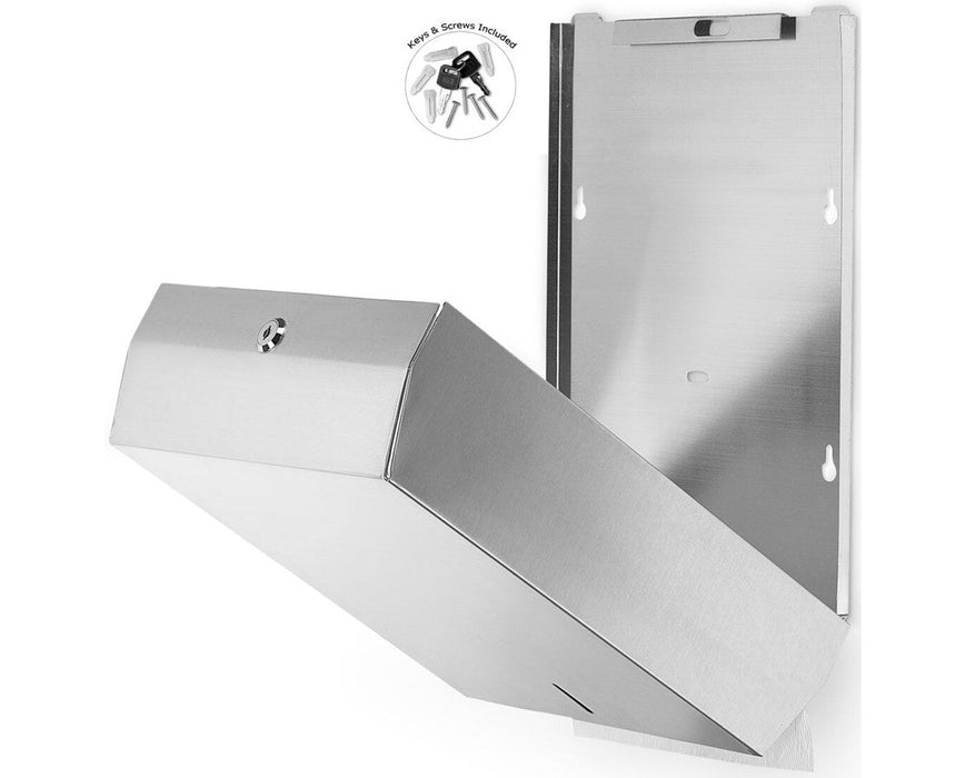 Stainless C-Fold / Multifold Paper Towel Dispenser