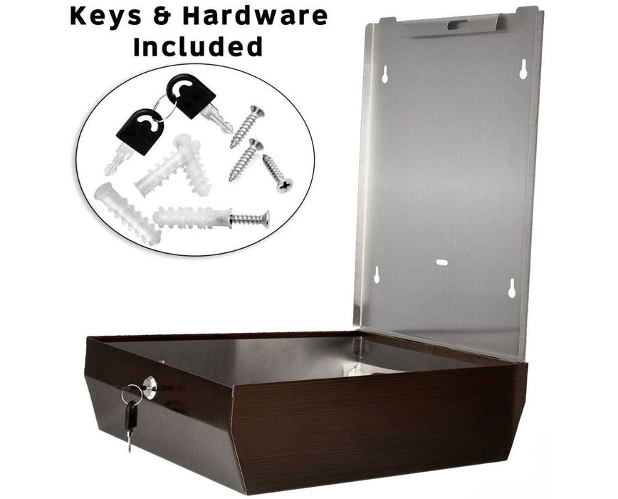 Stainless C-Fold / Multifold Paper Towel Dispenser — Tiger Medical