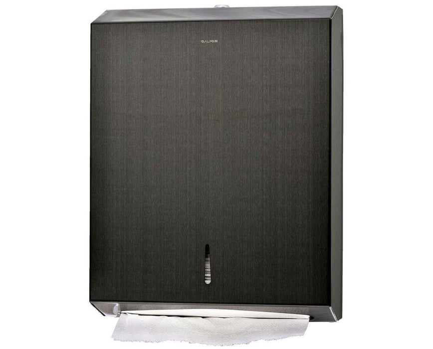 C-Fold/Multifold Paper Towel Dispenser, Stainless Steel Brushed Antique Nickle