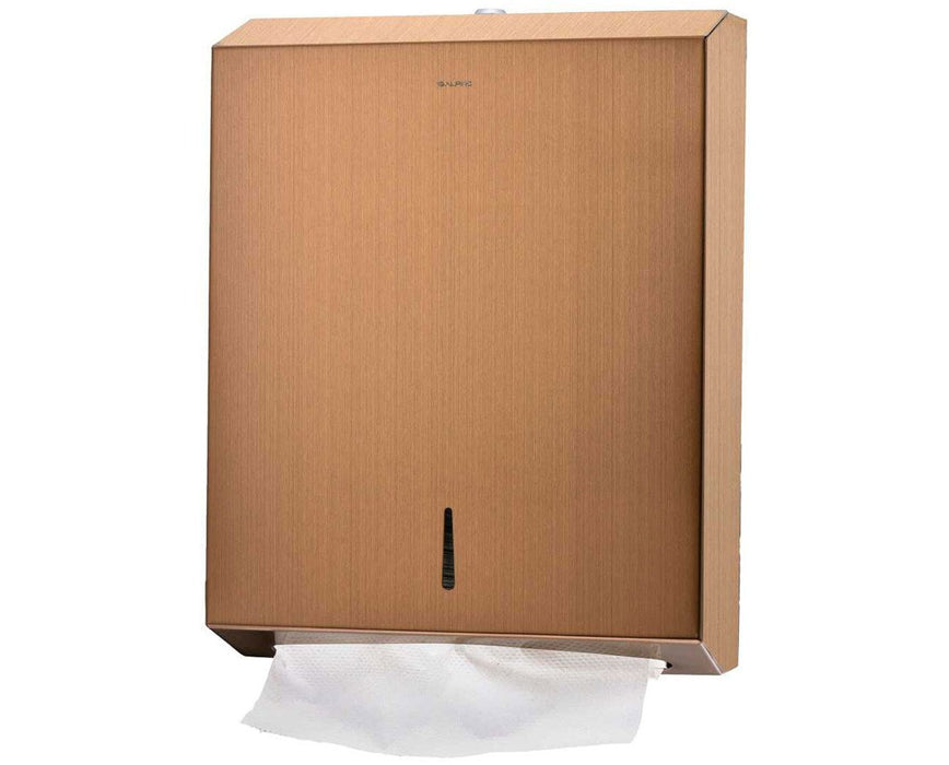 C-Fold/Multifold Paper Towel Dispenser, Stainless Steel Brushed Copper