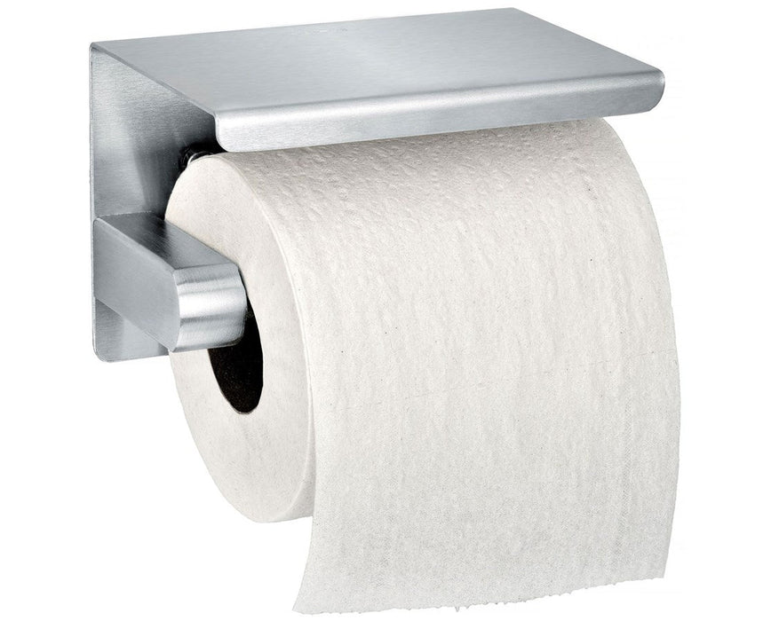Toilet Paper Holder with Shelf Storage Rack