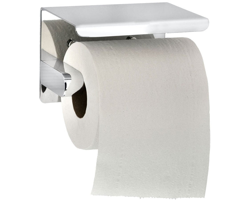 Toilet Paper Holder with Shelf Storage Rack