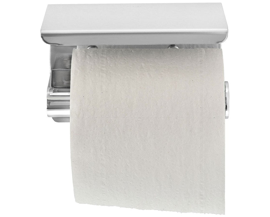 Toilet Paper Holder with Shelf Storage Rack