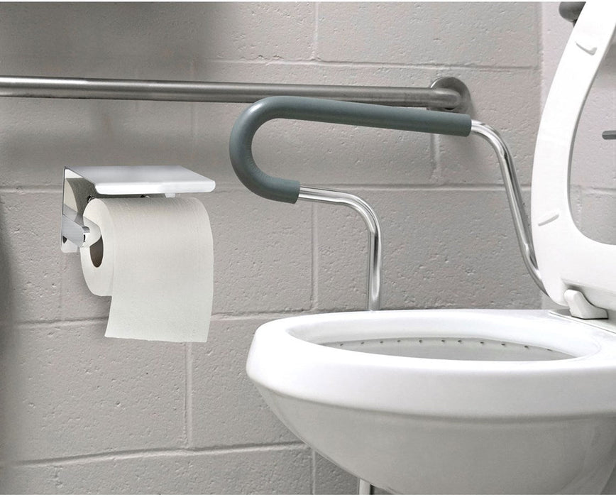 Toilet Paper Holder with Shelf Storage Rack