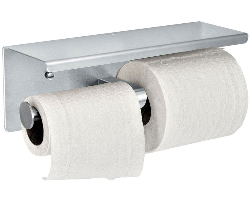 Toilet Paper Holder with Shelf Storage Rack