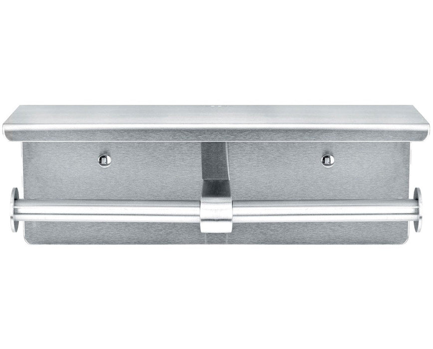 Toilet Paper Holder with Shelf Storage Rack