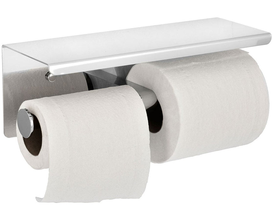 Toilet Paper Holder with Shelf Storage Rack