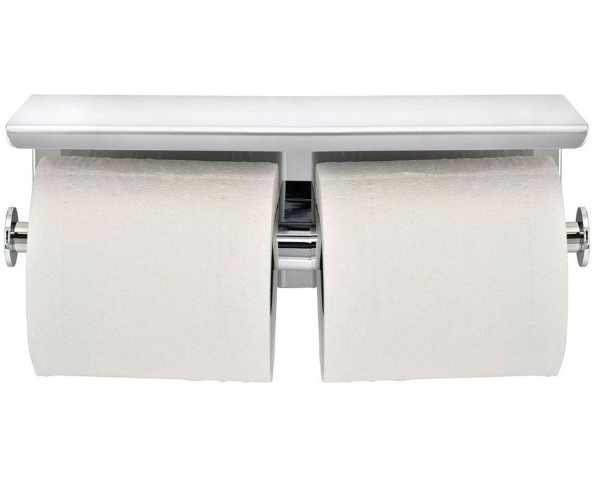 Toilet Paper Holder with Shelf Storage Rack