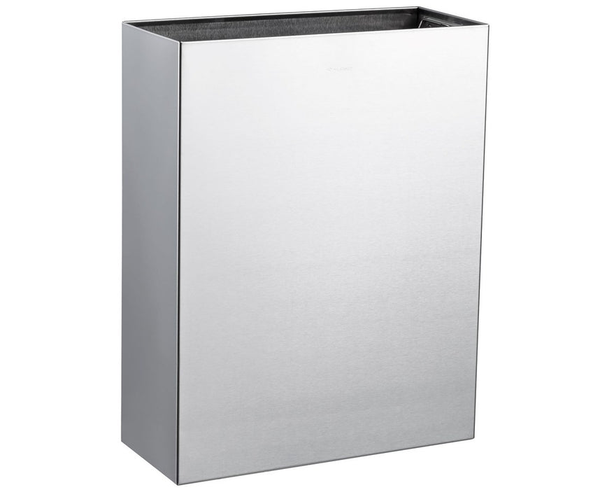 Stainless Steel Surface-Mounted Waste Receptacle
