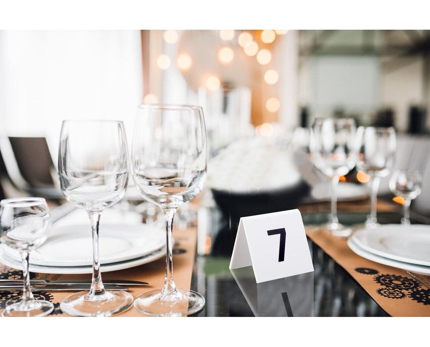 Table Number Tents (Qty. 25)