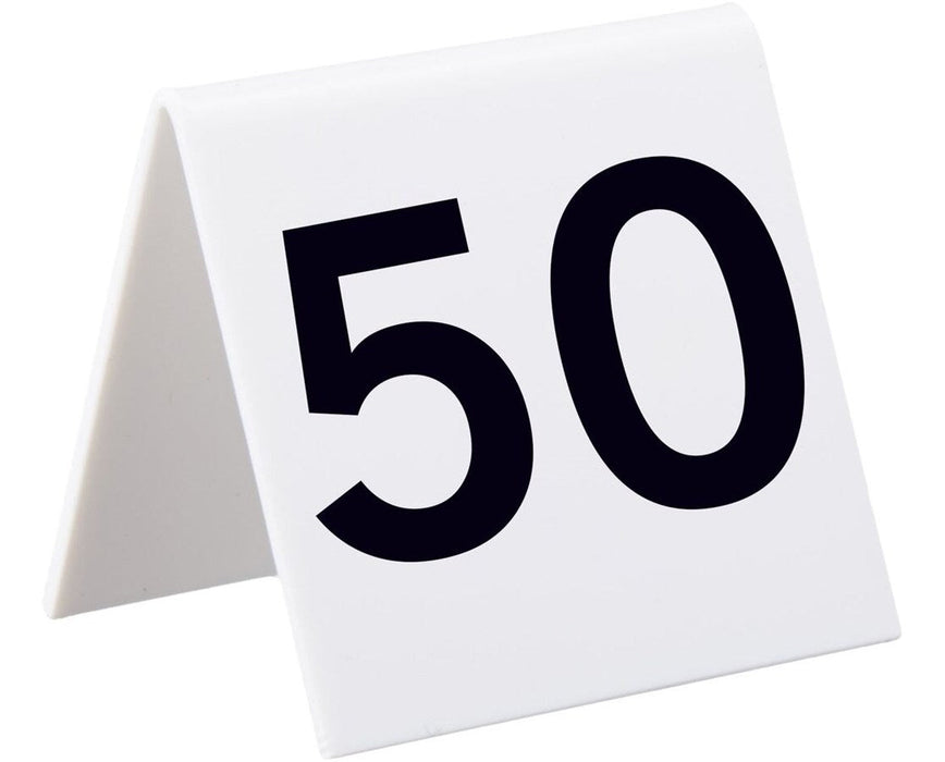 Table Number Tents (Qty. 25)