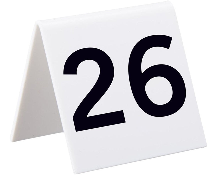 Self Standing Number Cards, Numbers 26-50