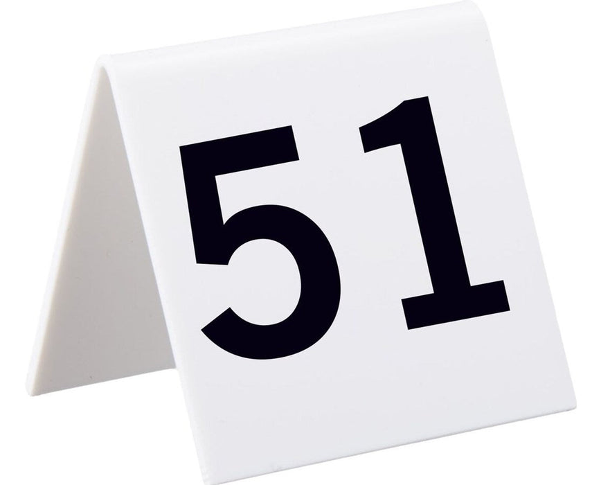 Self Standing Number Cards, Numbers 51-75
