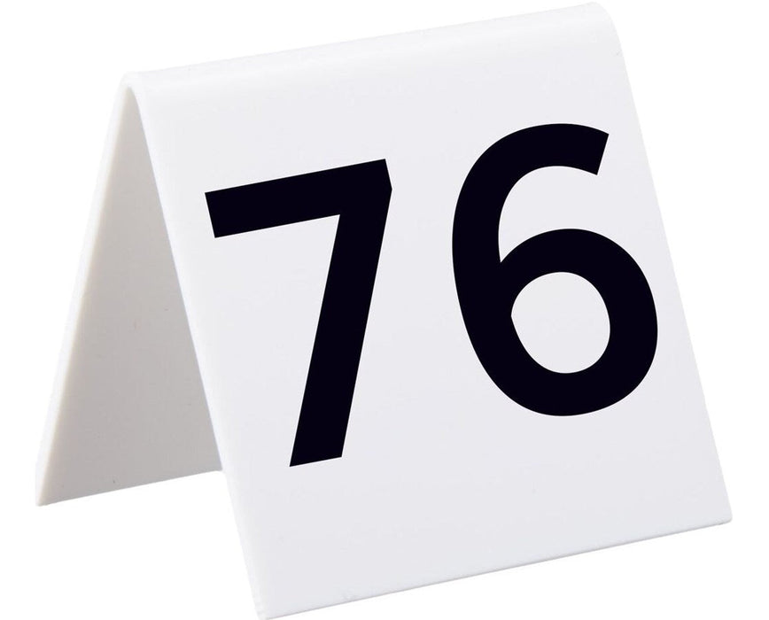 Self Standing Number Cards, Numbers 76-100