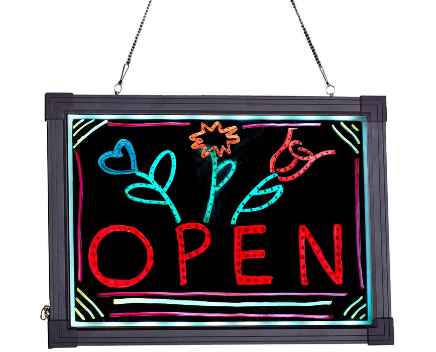 LED Illuminated Hanging Message Writing Board