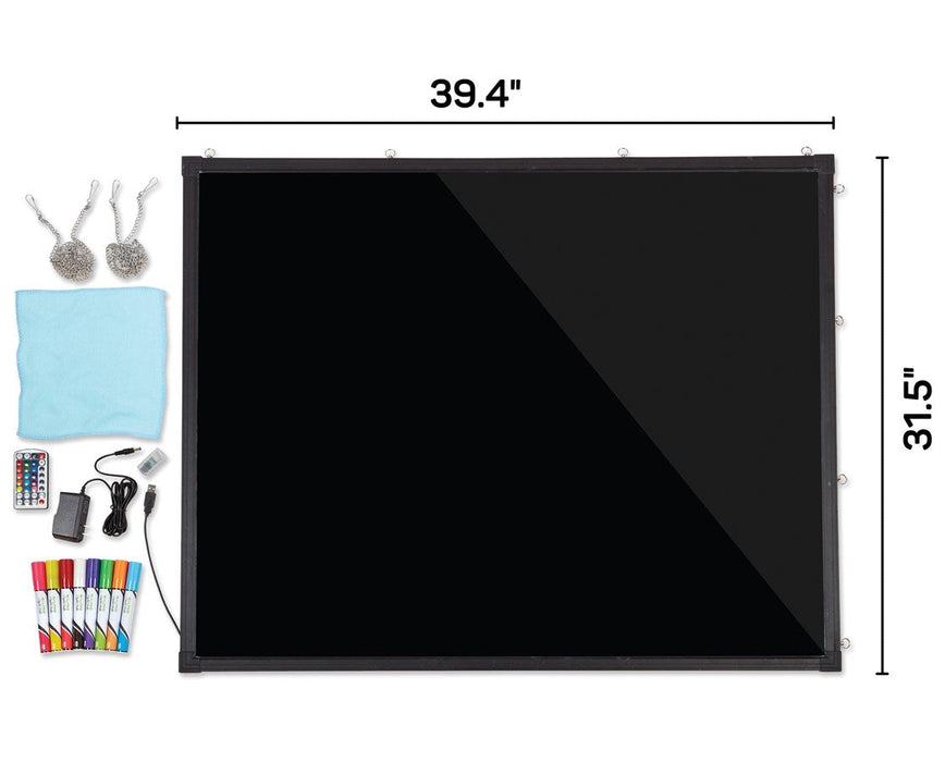 LED Illuminated Hanging Message Writing Board