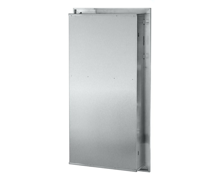 Surface Mount Stainless Steel Paper Towel Dispenser and Waste Receptacle