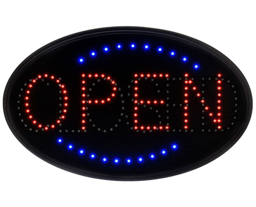 Alpine Open / Closed Oval LED Hanging Sign. Save at Tigermedical ...