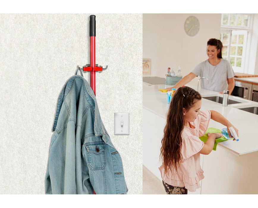 Wall-Mounted Mop and Broom Holder