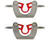 Wall-Mounted Mop and Broom Holder 1 Holder & 2 Hooks 2-Pack