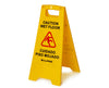 Caution Wet Floor Sign - Yellow - 1 ea
