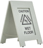 Wooden Wet Floor Sign - Gray