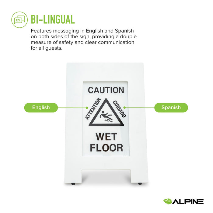 Wooden Wet Floor Sign