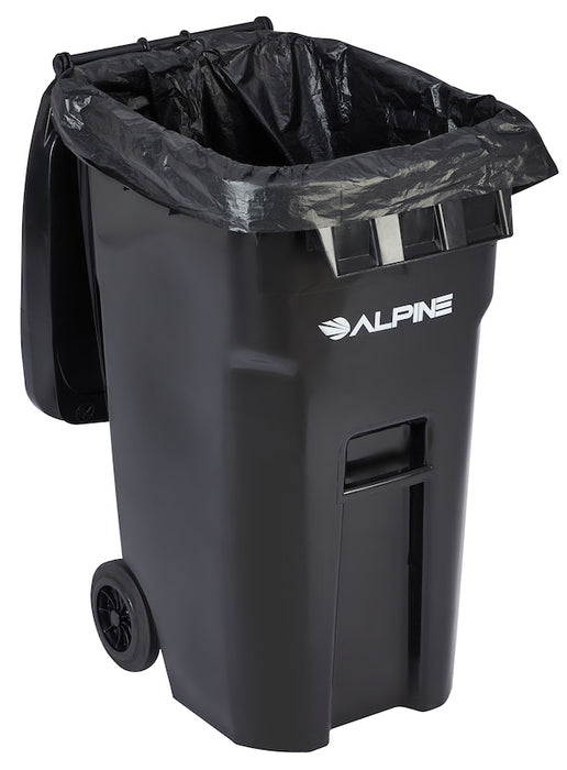 64-Gallon Square Trash Can w/ Wheels